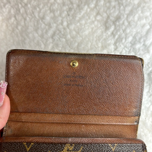 Authentic Louis Vuitton Monogram Porte Monnaie Billets Tresor Trifold Wallet - Picture 6 of 16